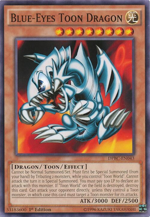 Blue-Eyes Toon Dragon (DPBC-EN043) Common