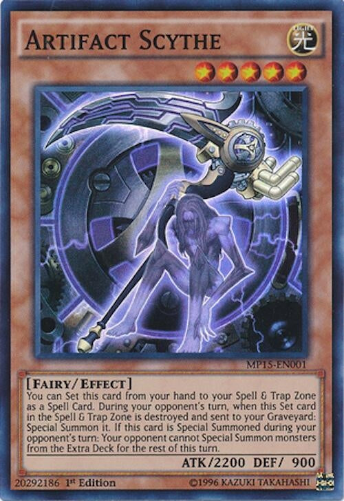 Artifact Scythe (MP15-EN001) Super Rare