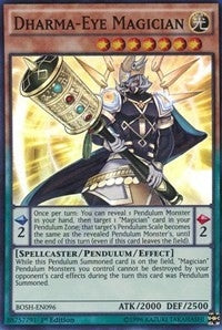 Dharma-Eye Magician (BOSH-EN096) Super Rare