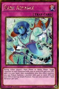 Dark Advance (PGL3-EN018) Gold Secret Rare