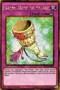 Grand Horn of Heaven (PGL3-EN040) Gold Secret Rare
