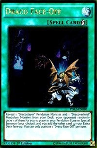 Draco Face-Off (PGL3-EN090) Gold Rare