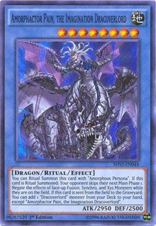 Amorphactor Pain, the Imagination Dracoverlord (SHVI-EN044) Super Rare