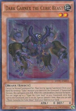 Dark Garnex the Cubic Beast (MVP1-EN033)  Ultra Rare