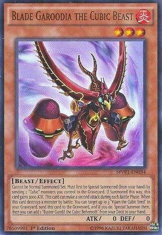Blade Garoodia the Cubic Beast (MVP1-EN034)  Ultra Rare