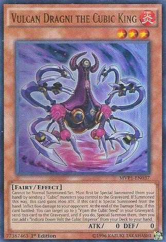 Vulcan Dragni the Cubic King (MVP1-EN037)  Ultra Rare