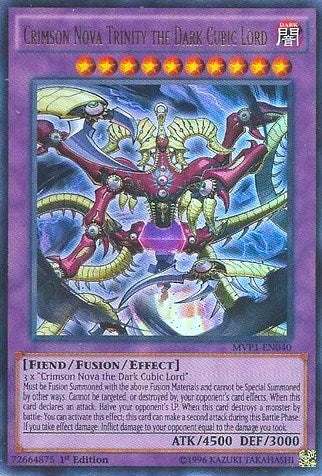 Crimson Nova Trinity the Dark Cubic Lord (MVP1-EN040)  Ultra Rare