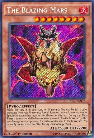 The Blazing Mars (DRL3-EN007)  Secret Rare