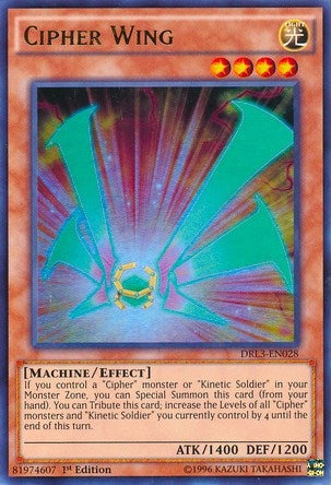 Cipher Wing (DRL3-EN028)  Ultra Rare