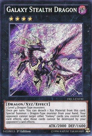 Galaxy Stealth Dragon (DRL3-EN030) Secret Rare