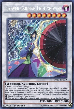 Flower Cardian Lightshower (DRL3-EN039)  Secret Rare