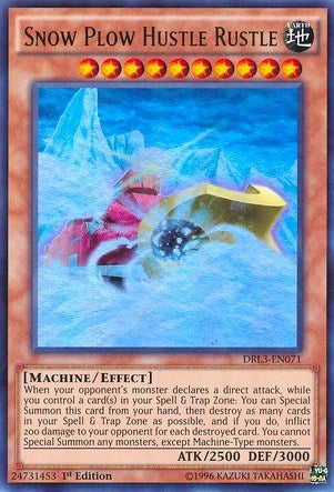 Snow Plow Hustle Rustle (DRL3-EN071)  Ultra Rare