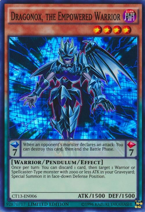 Dragonox, the Empowered Warrior (CT13-EN006) Super Rare