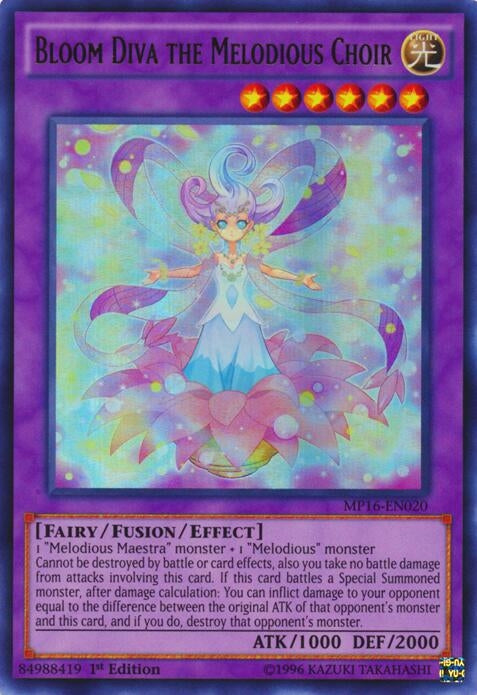 Bloom Diva the Melodious Choir (MP16-EN020) Ultra Rare