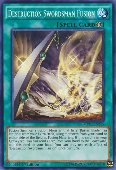 Destruction Swordsman Fusion (MP16-EN215) Common