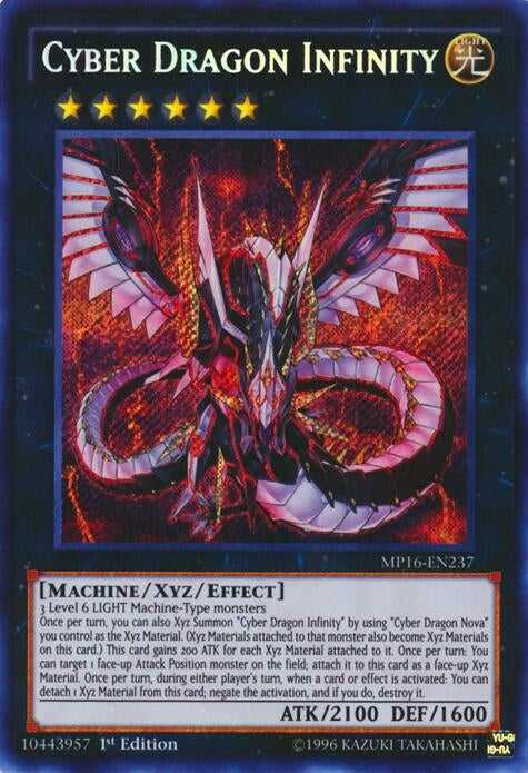 Cyber Dragon Infinity (MP16-EN237) Secret Rare