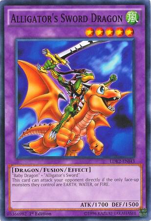 Alligator's Sword Dragon (LDK2-ENJ43)  Common