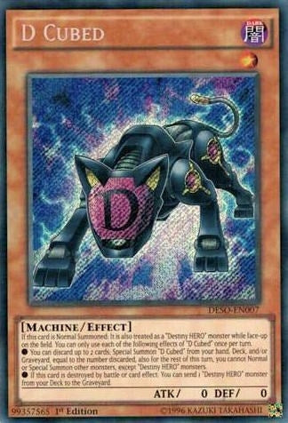 D Cubed (DESO-EN007)  Secret Rare