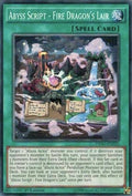 Abyss Script - Fire Dragon's Lair (DESO-EN025)  Super Rare
