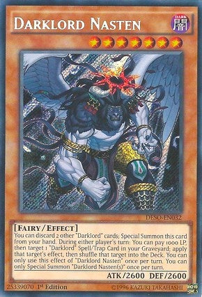 Darklord Nasten (DESO-EN032)  Secret Rare