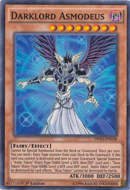 Darklord Asmodeus (DESO-EN038)  Super Rare