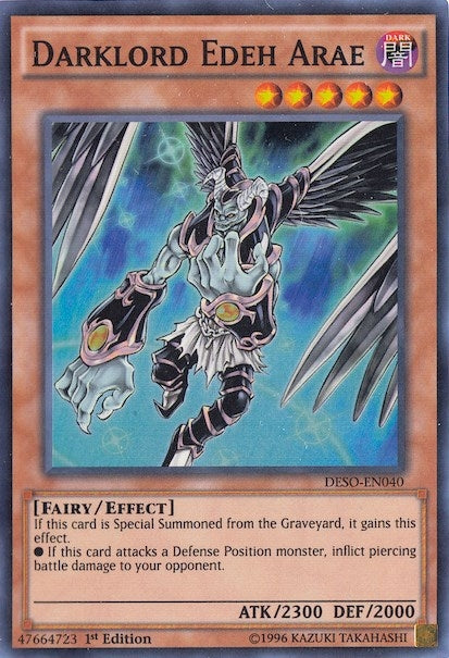 Darklord Edeh Arae (DESO-EN040)  Super Rare