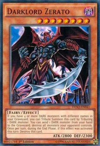 Darklord Zerato (DESO-EN041)  Super Rare