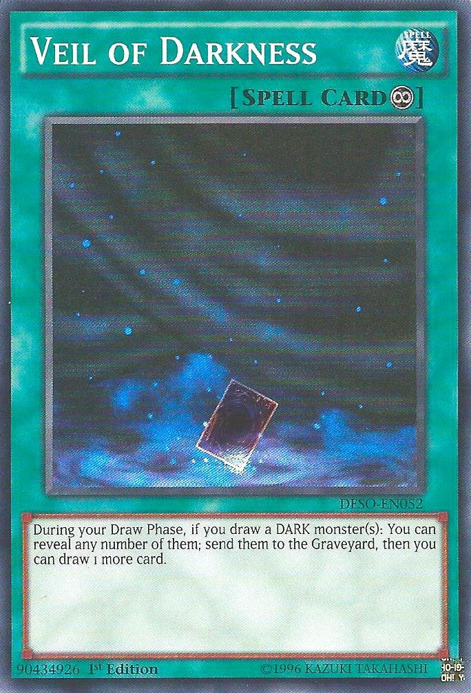Veil of Darkness (DESO-EN052)  Super Rare
