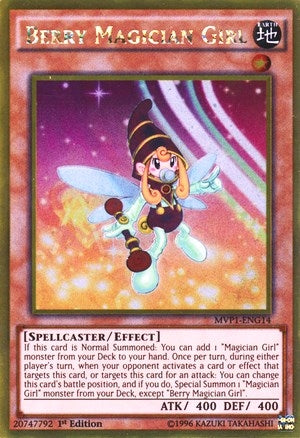 Berry Magician Girl (MVP1-ENG14)  Gold Rare