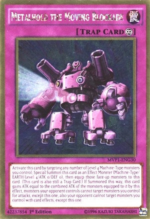 Metalhold the Moving Blockade (MVP1-ENG30)  Gold Rare