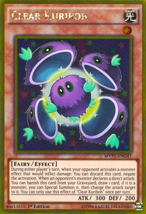 Clear Kuriboh (MVP1-ENG47)  Gold Rare