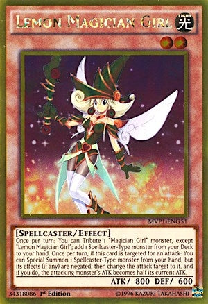 Lemon Magician Girl (MVP1-ENG51)  Gold Rare