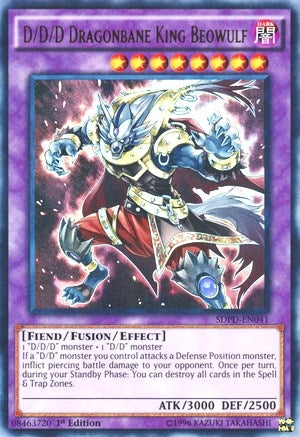 D/D/D Dragonbane King Beowulf (SDPD-EN041) Ultra Rare