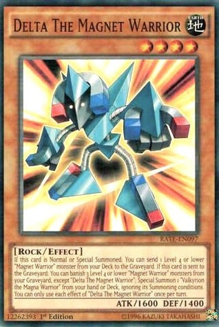 Delta The Magnet Warrior (RATE-EN097) Super Rare
