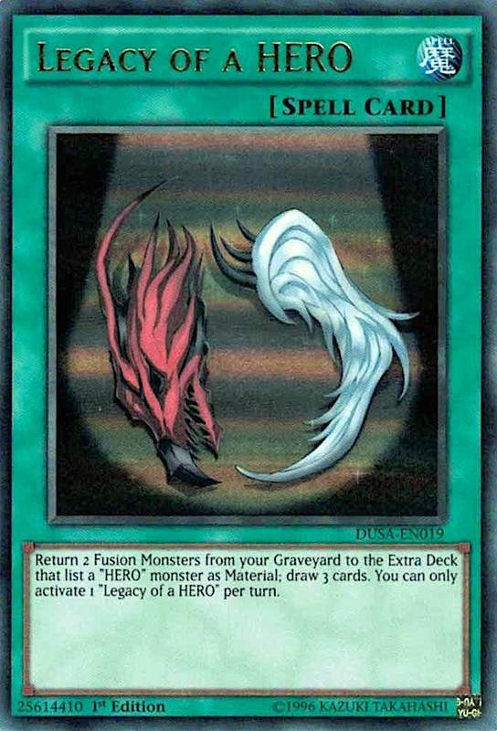 Legacy of a HERO (DUSA-EN019)  Ultra Rare