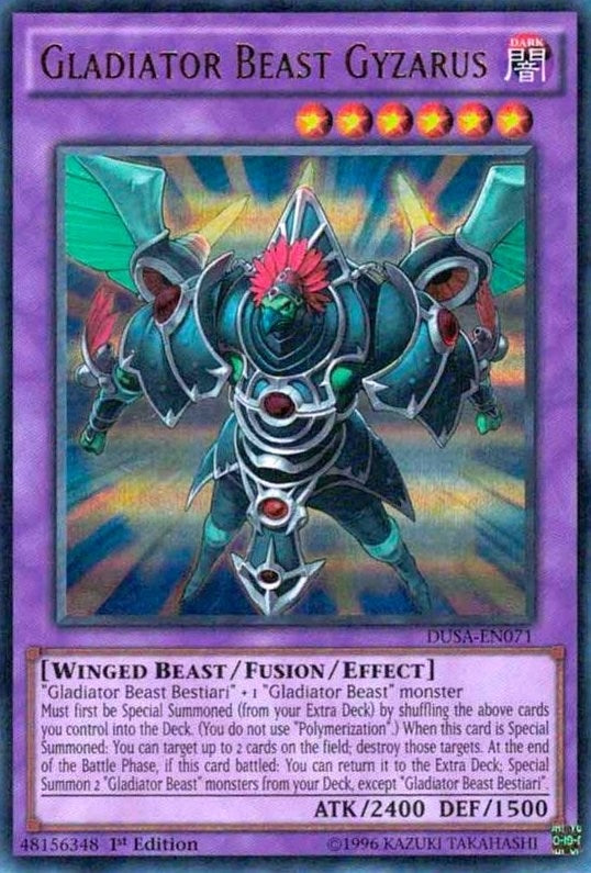 Gladiator Beast Gyzarus (DUSA-EN071)  Ultra Rare