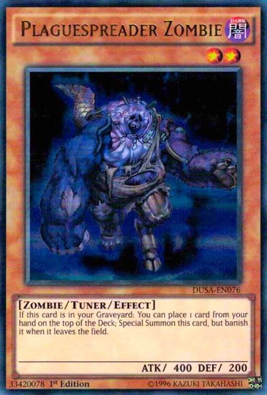 Plaguespreader Zombie (DUSA-EN076)  Ultra Rare