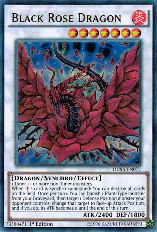 Black Rose Dragon (DUSA-EN077)  Ultra Rare