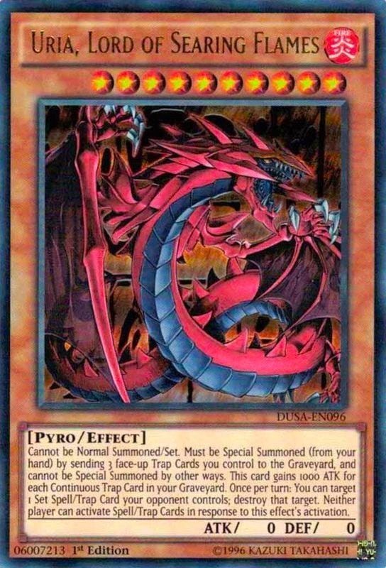 Uria, Lord of Searing Flames (DUSA-EN096)  Ultra Rare