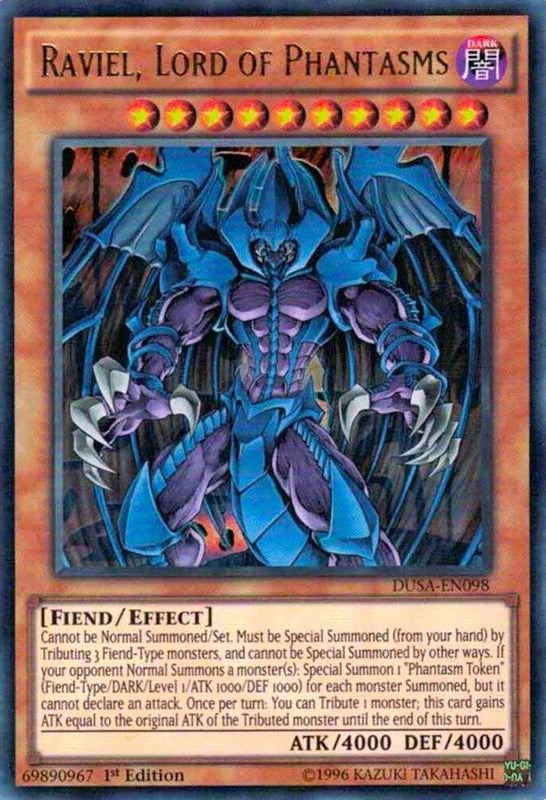 Raviel, Lord of Phantasms (DUSA-EN098)  Ultra Rare