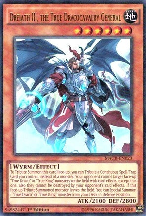 Dreiath III, the True Dracocavalry General (MACR-EN023) Ultra Rare