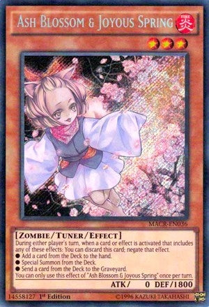 Ash Blossom & Joyous Spring (MACR-EN036) Secret Rare