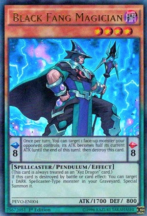 Black Fang Magician (PEVO-EN004)  Ultra Rare