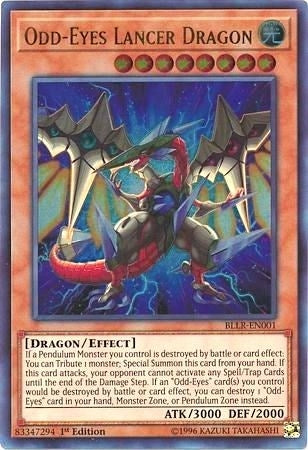 Odd-Eyes Lancer Dragon (BLLR-EN001)  Ultra Rare