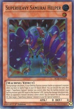 Superheavy Samurai Helper (BLLR-EN009)  Ultra Rare