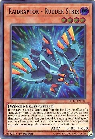 Raidraptor - Rudder Strix (BLLR-EN014)  Ultra Rare