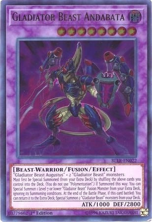 Gladiator Beast Andabata (BLLR-EN022)  Ultra Rare