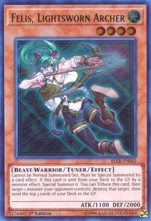 Felis, Lightsworn Archer (BLLR-EN043)  Ultra Rare