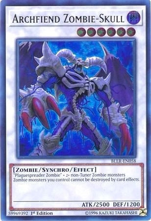 Archfiend Zombie-Skull (BLLR-EN058)  Ultra Rare