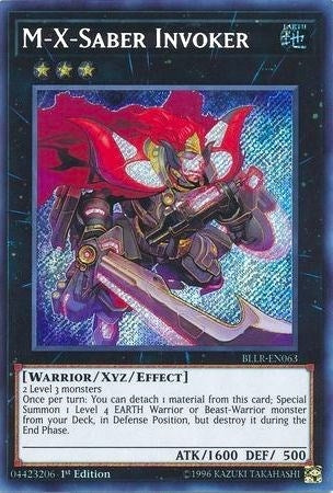 M-X-Saber Invoker (BLLR-EN063)  Secret Rare